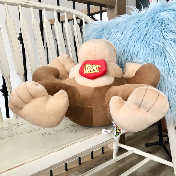Super Mario, DONKEY KONG, 21 Inch Tall, Stuffed, Plush, 2022, Good Condition - Picture 7 of 13